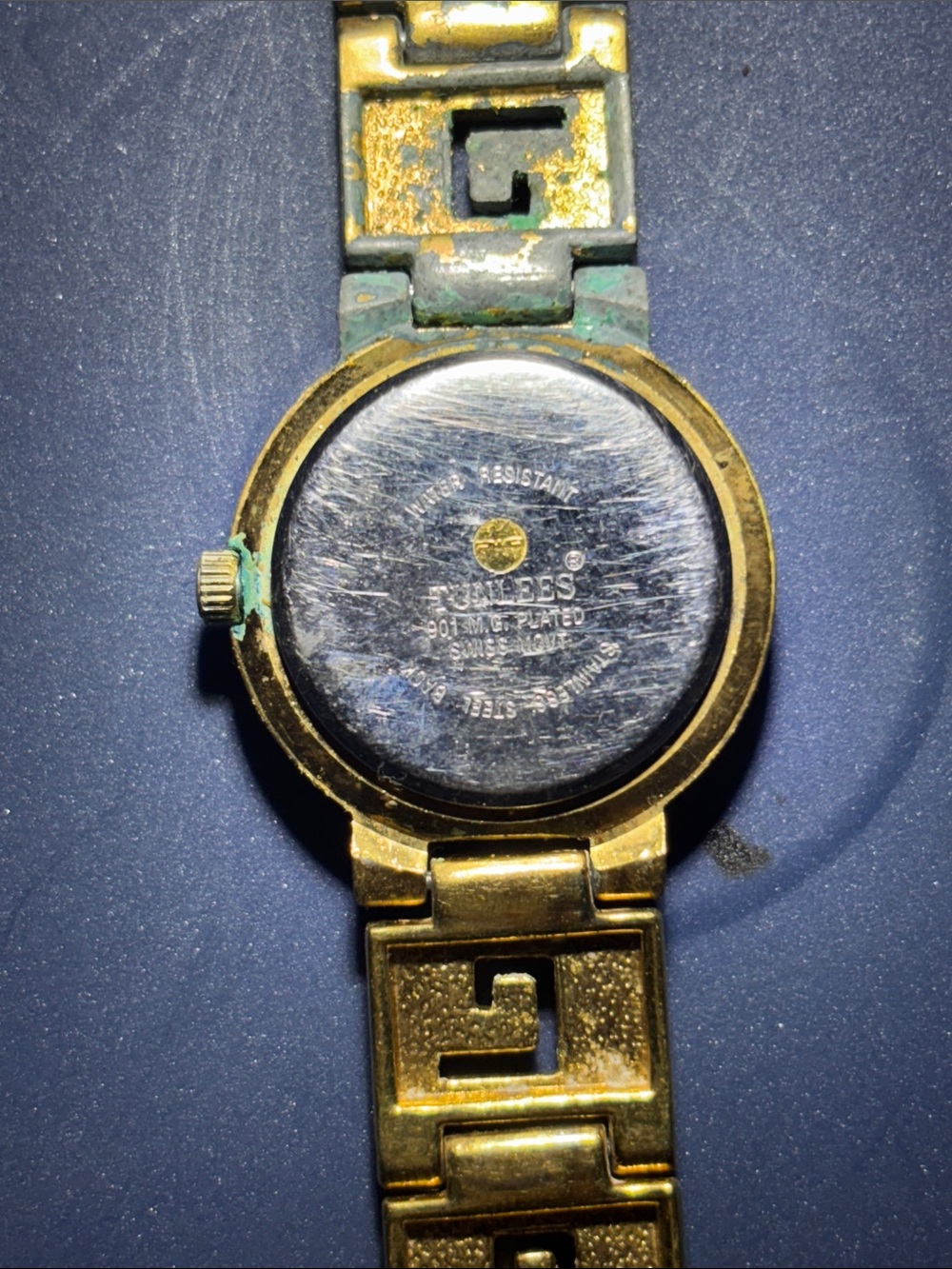 Gold-Tone Women's Bracelet Watch with Medallion Dial - Picture 3 of 3